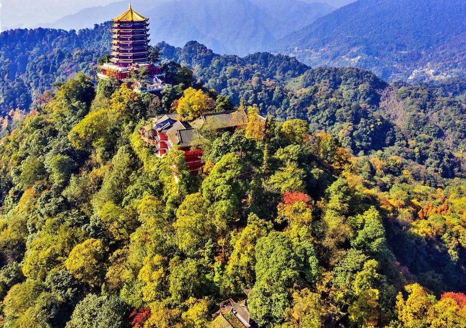 青城山风景区图片