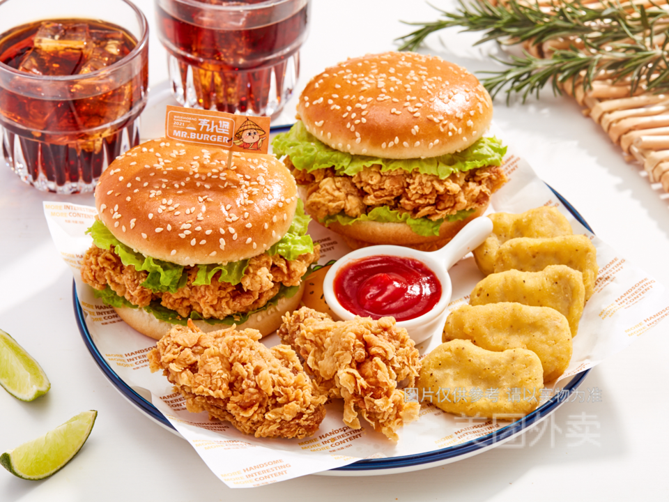 牛牛齐聚欢享双人餐图片