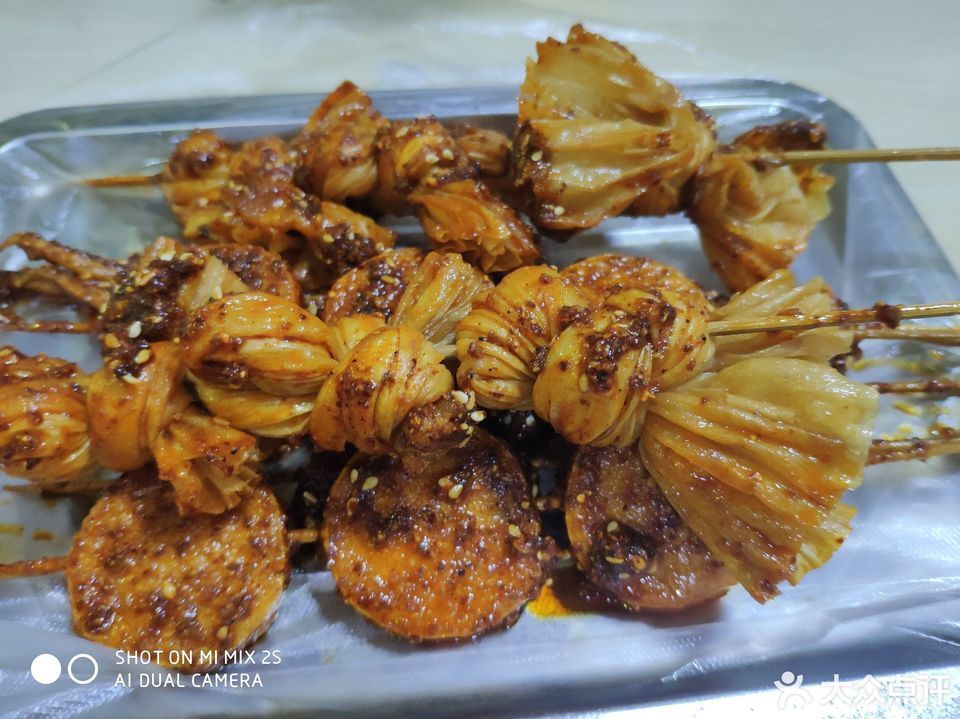 炸豆扣一串图片