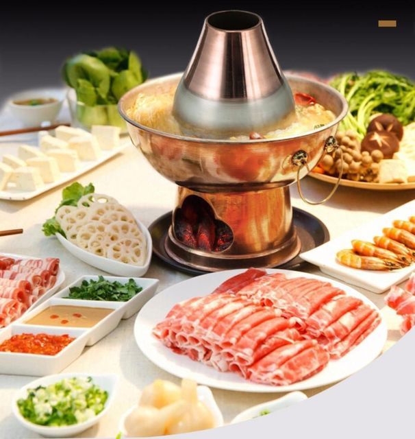 铜锅涮肉图片