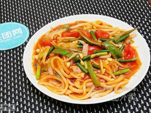 牛肉炒拉条图片