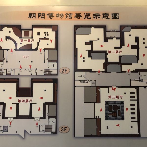一层红山文化,二层三燕文化,但是二层的内容在辽宁省博物馆也有一个