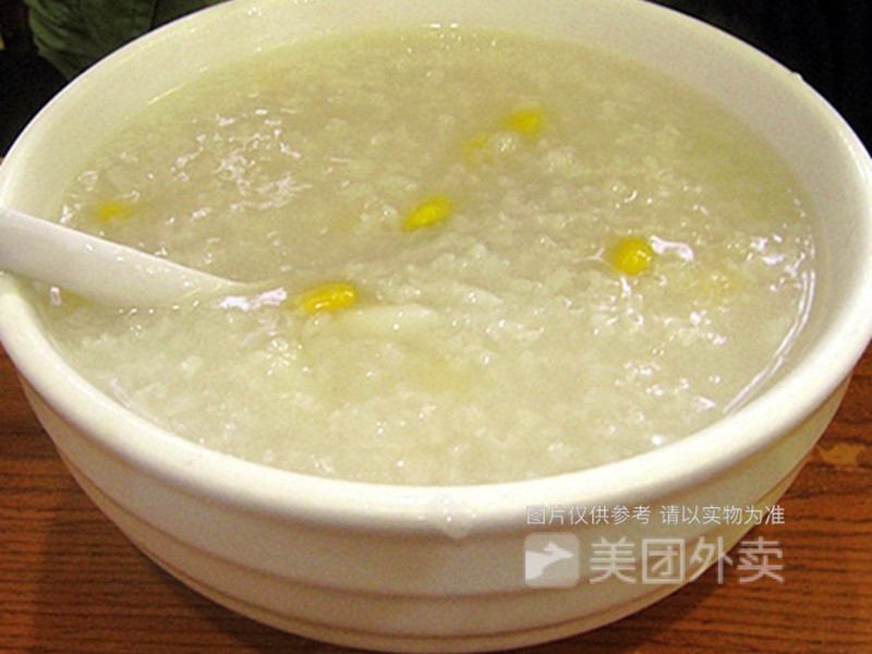 牛奶蛋花粥图片