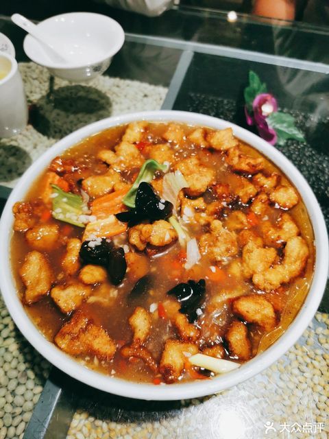 酸辣里脊图片