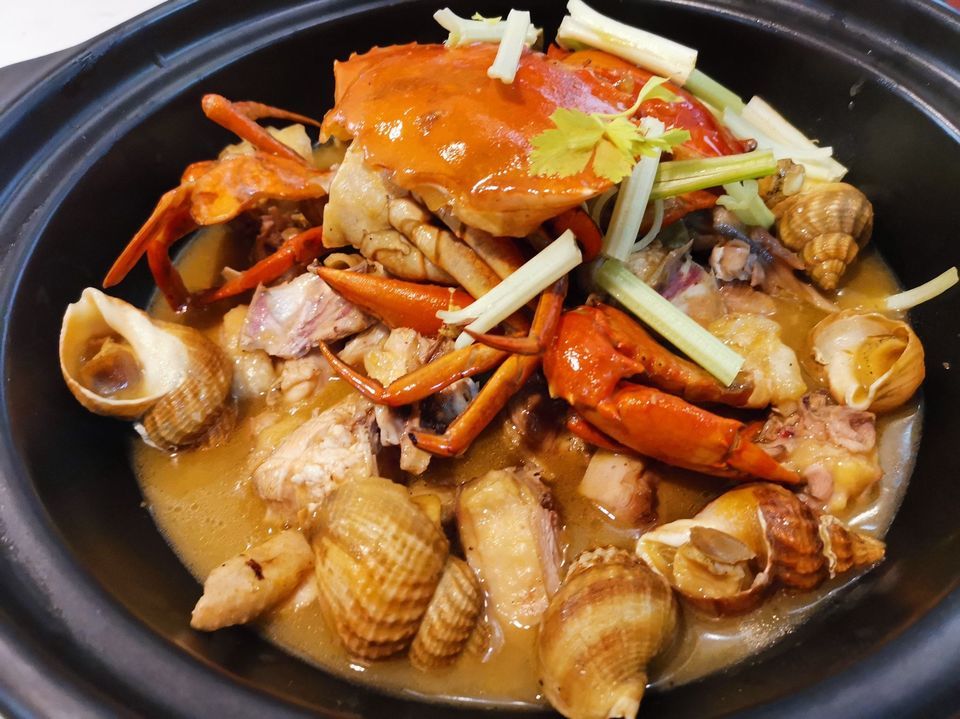 海鲜焖鸡图片