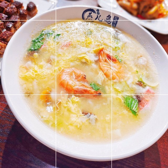 燕儿岛疙瘩汤图片