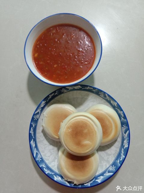 西红柿泡馍图片