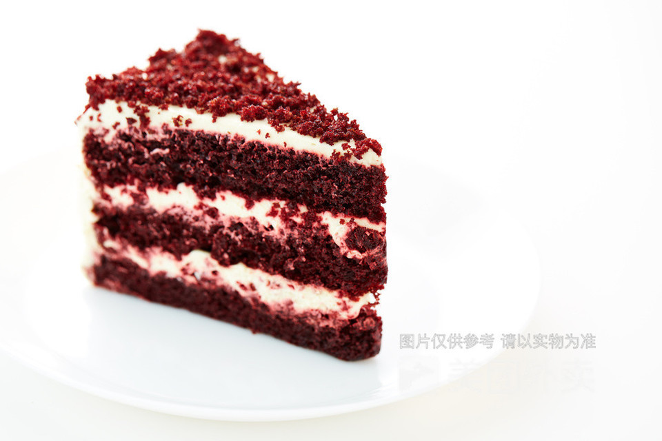 咸奶油红丝绒蛋糕图片