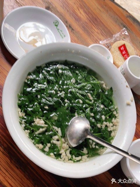 野菜肉末汤图片