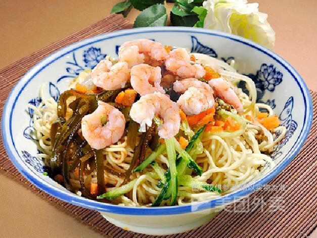 哐食荟虾仁拌面(第一档口 壹橙美食城店)图片