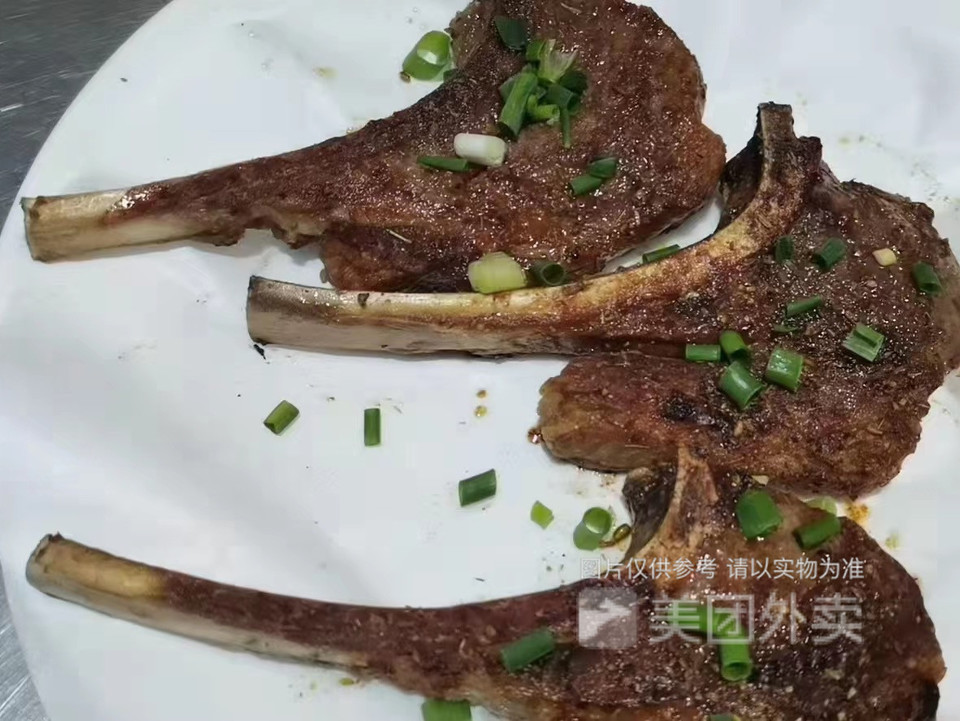 烤战斧羊排图片