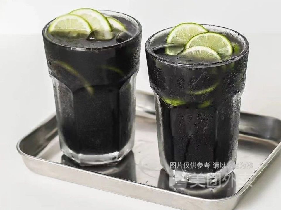黑金柠檬茶图片