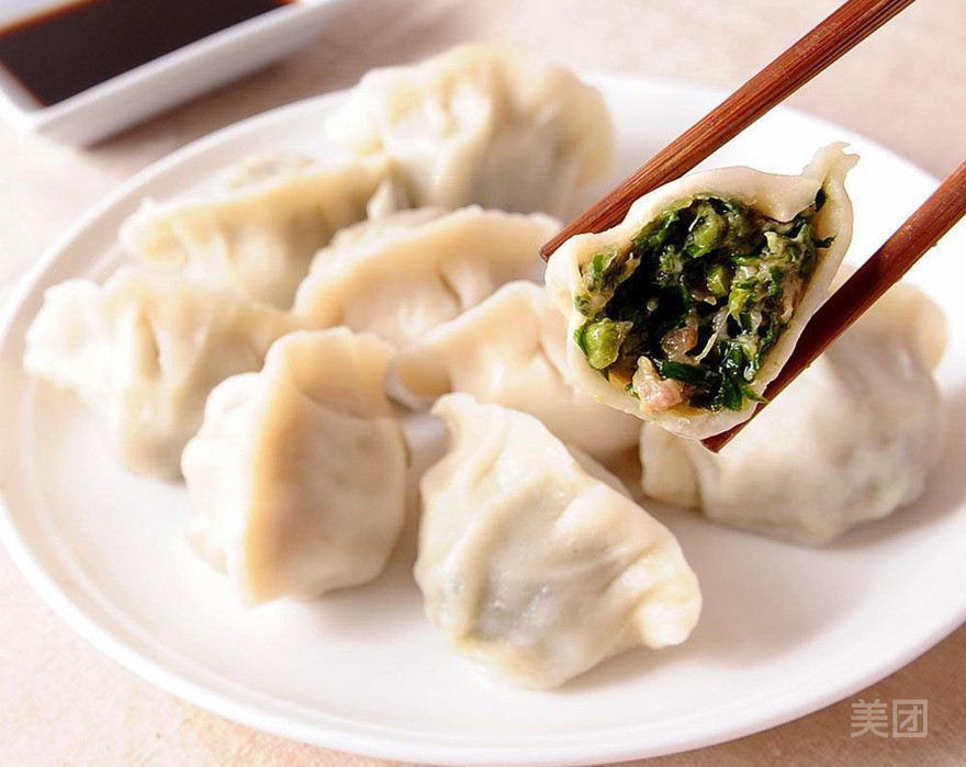 猪肉韭菜水饺图片