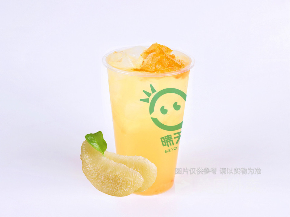 黄金柚子茶图片
