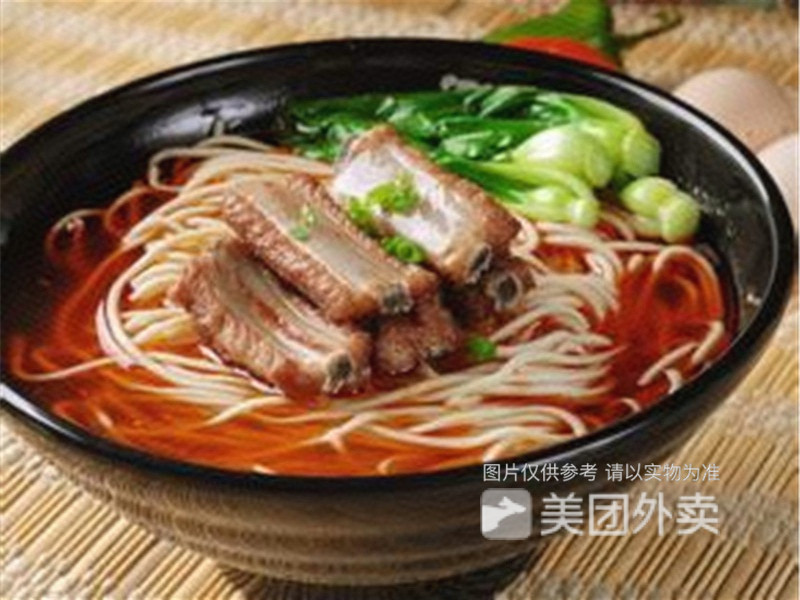 红烧排骨面线图片