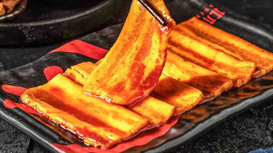 麻辣五花肉图片