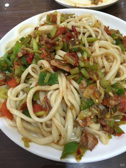 自助素拌面图片