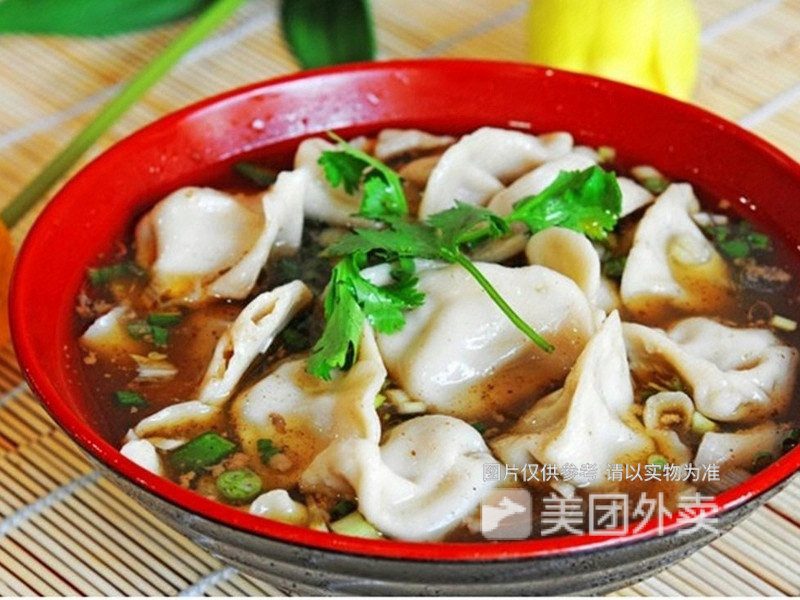 牛肉汤饺图片