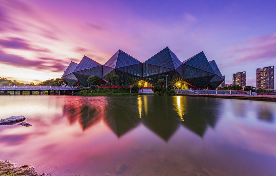 龙岗区体育中心图片