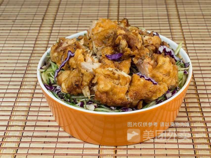 黑椒味脆皮鸡饭图片