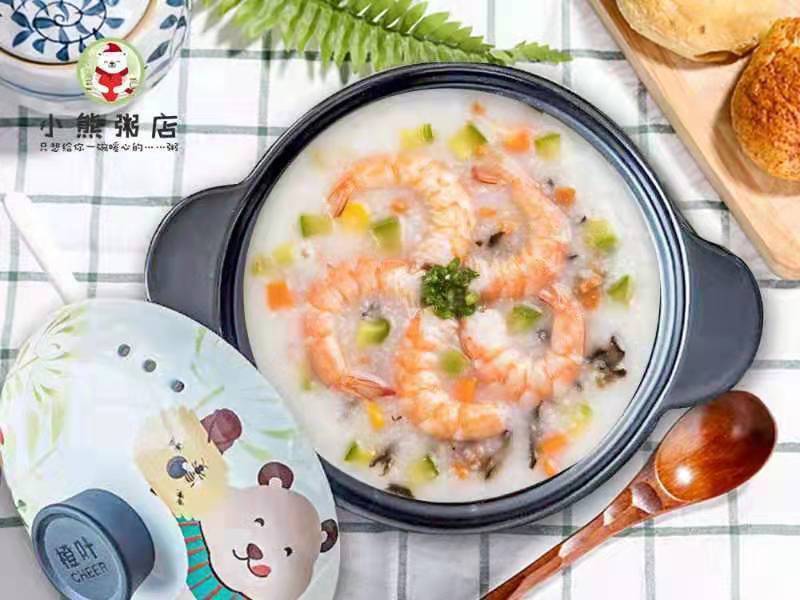 虾仁瘦肉粥图片