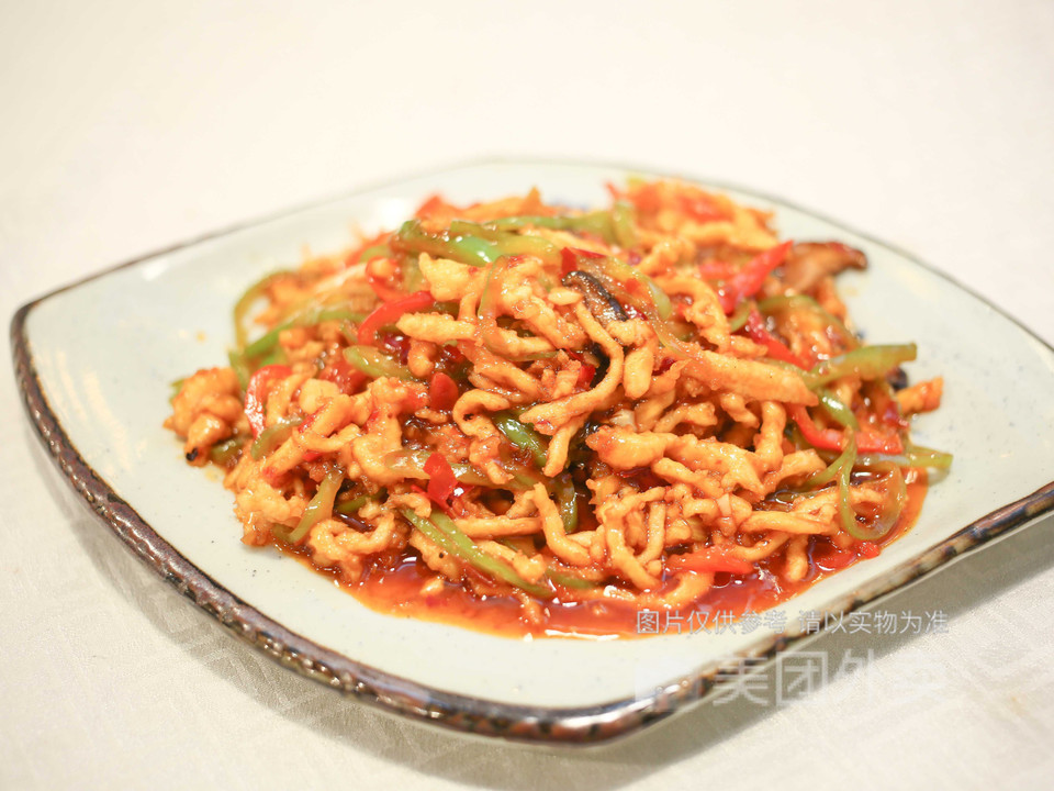 鱼香鸡丝盖饭图片