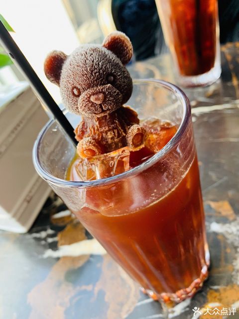 小熊冰咖啡图片