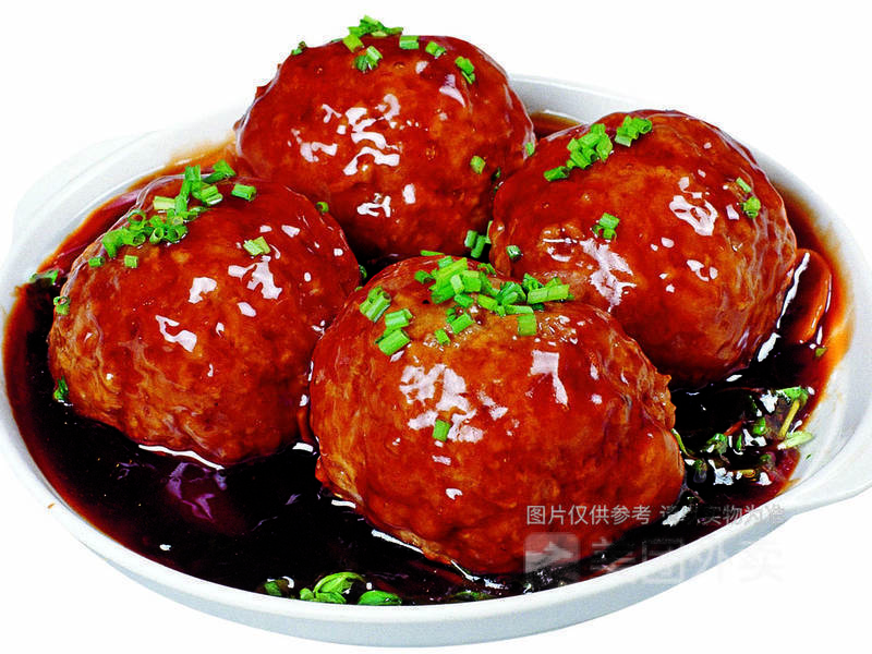 红烧狮子头图片
