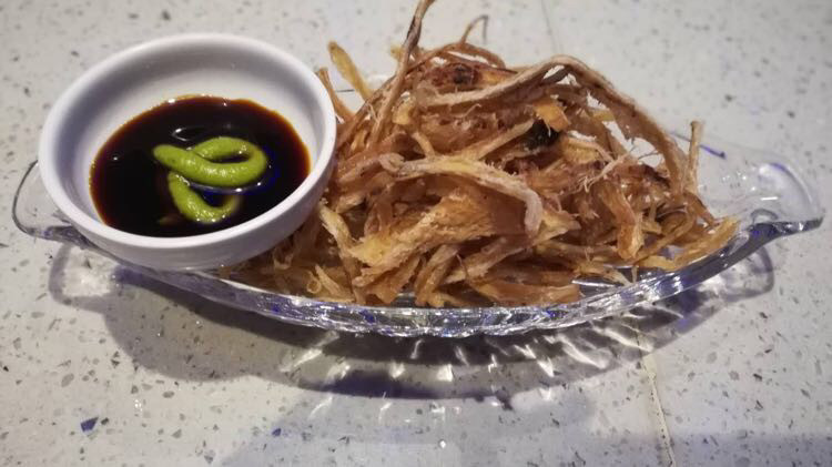 芥末鱿鱼丝图片