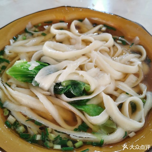 青菜刀削面图片