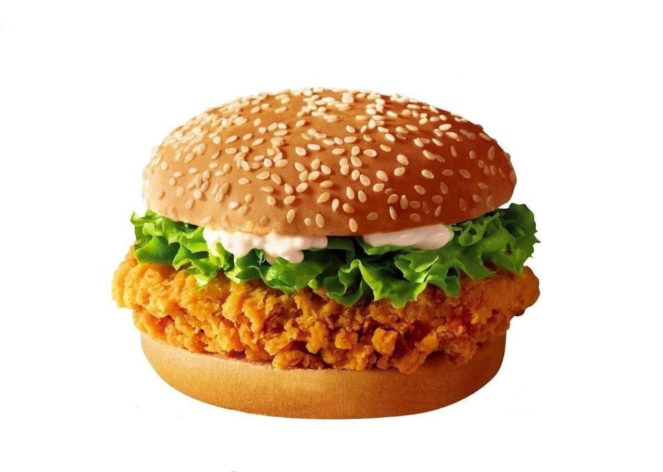 劲脆鸡腿堡图片