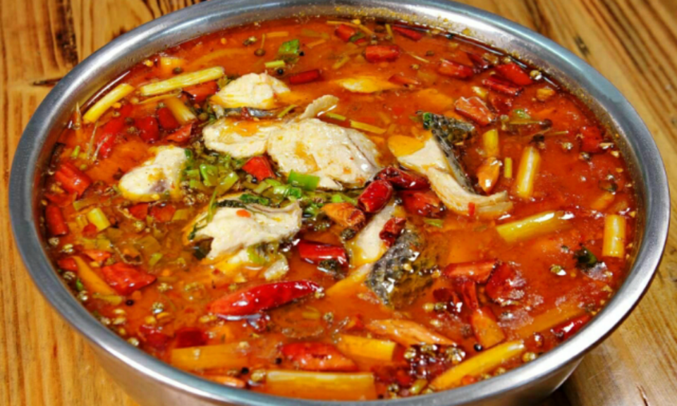 木姜子泡菜鱼图片