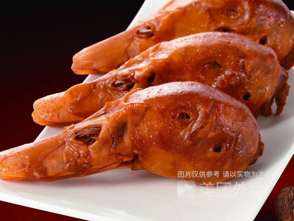 五香鸭头图片