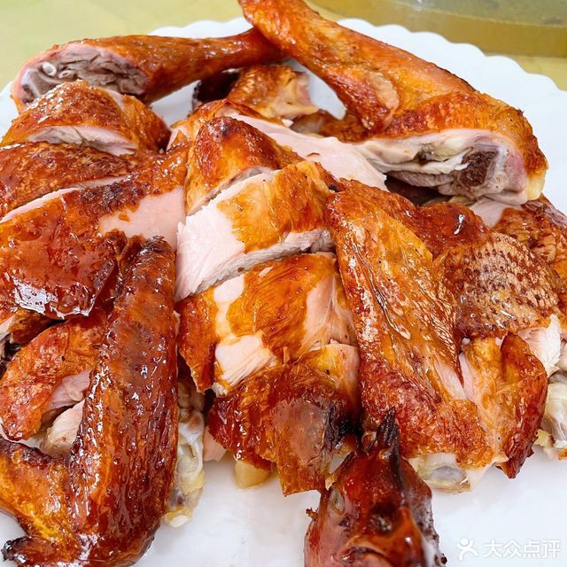 招牌荔枝柴烧鸡图片
