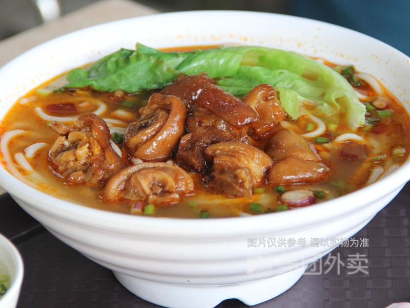 红烧猪脚米粉图片