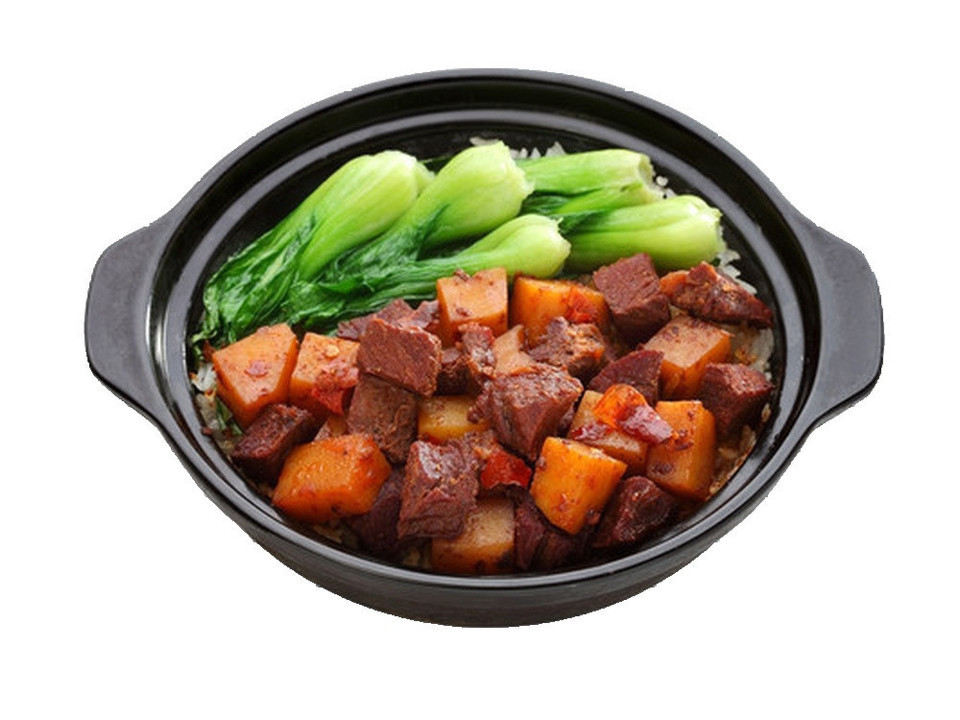 红烧肉煲仔饭图片