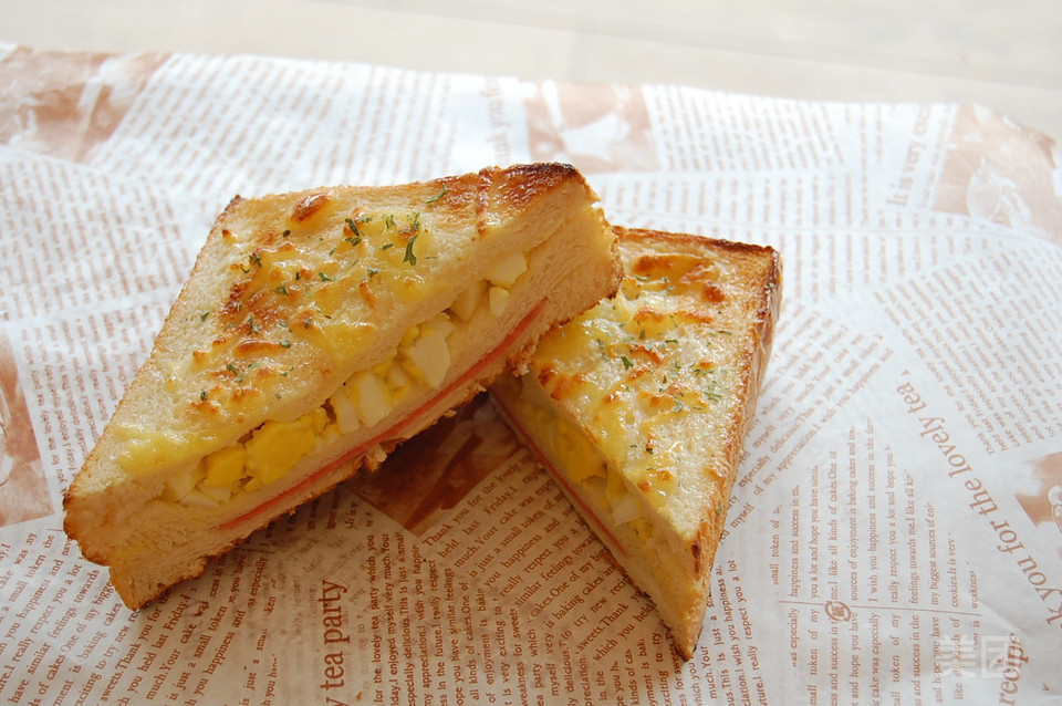 三角三明治图片