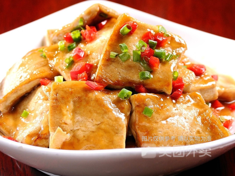 农家煎豆腐图片