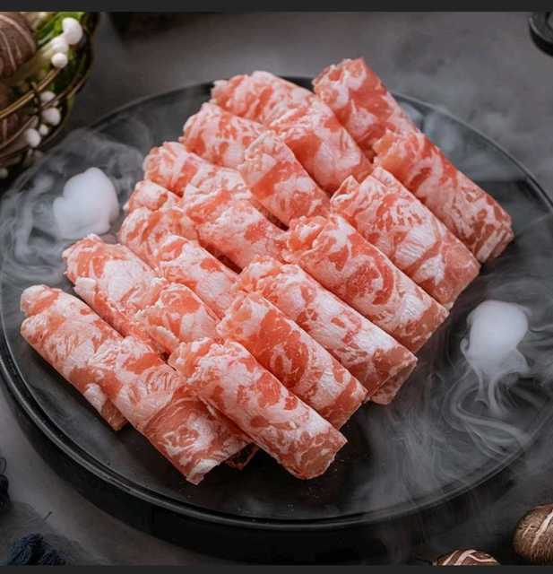 美人脂雪花肥牛图片