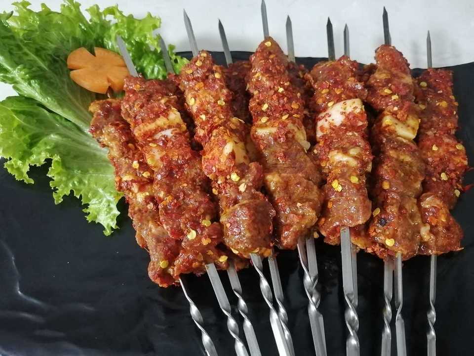 麻辣牛肉串圖片