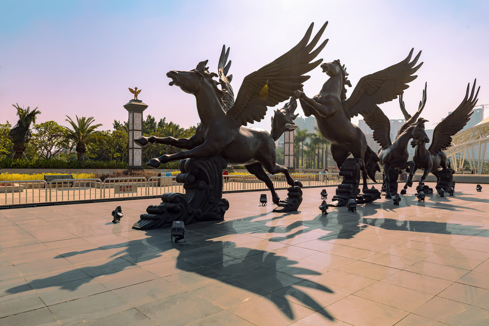 沙井中心公园图片