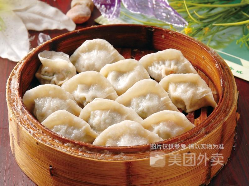猪肉大葱蒸饺图片
