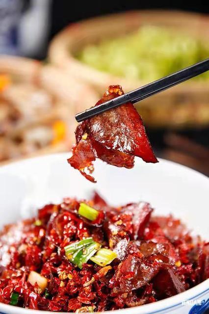 小炒腊牛肉图片