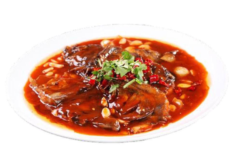红烧鸦片鱼头图片