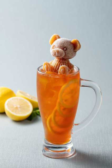 小熊冻柠茶图片