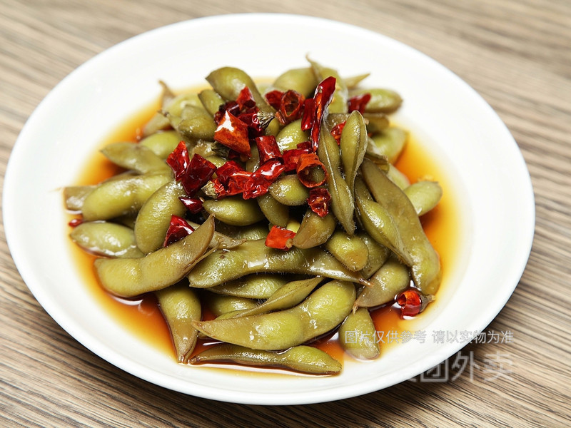 卤毛豆图片