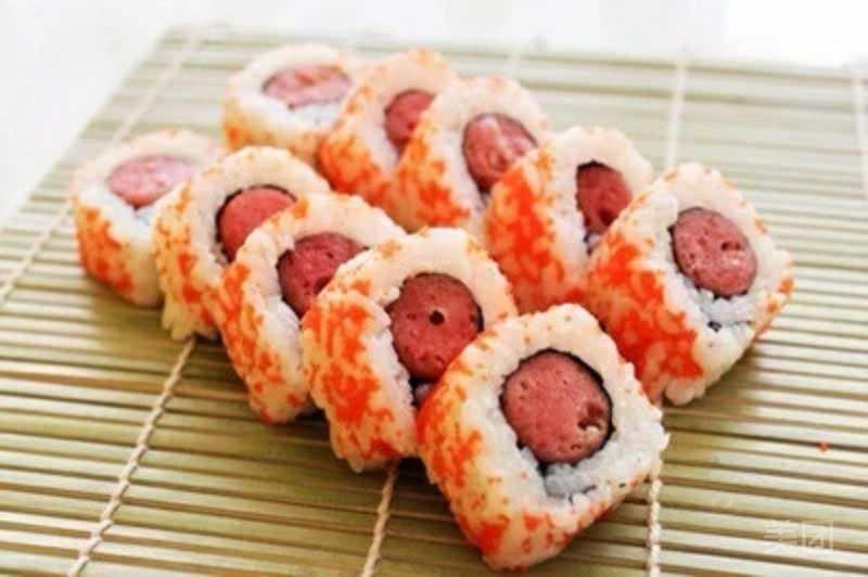 台湾热狗寿司图片