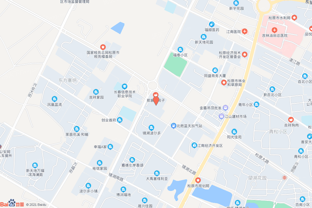 市宁江区松原经济技术开发区特殊乡镇剑桥路与创业大街交汇处附近东北