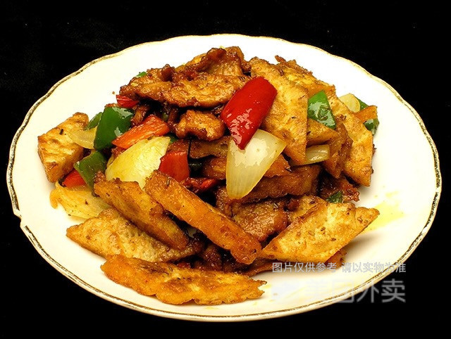 馕丁炒烤肉图片