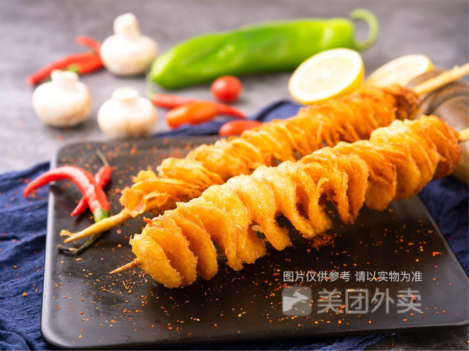 黄金薯塔图片